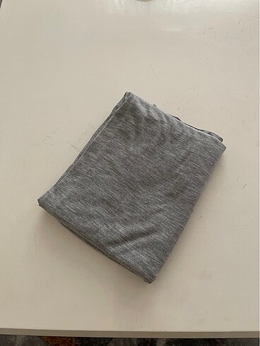 Gri penye şal - Görsel 3