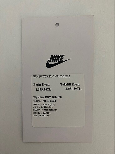 m Beden gri Renk Nike tech fleece