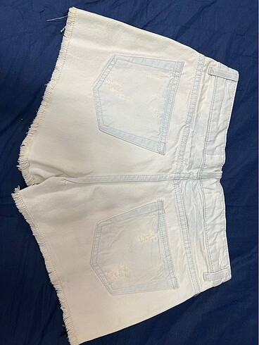 Mini kot şort - Görsel 5