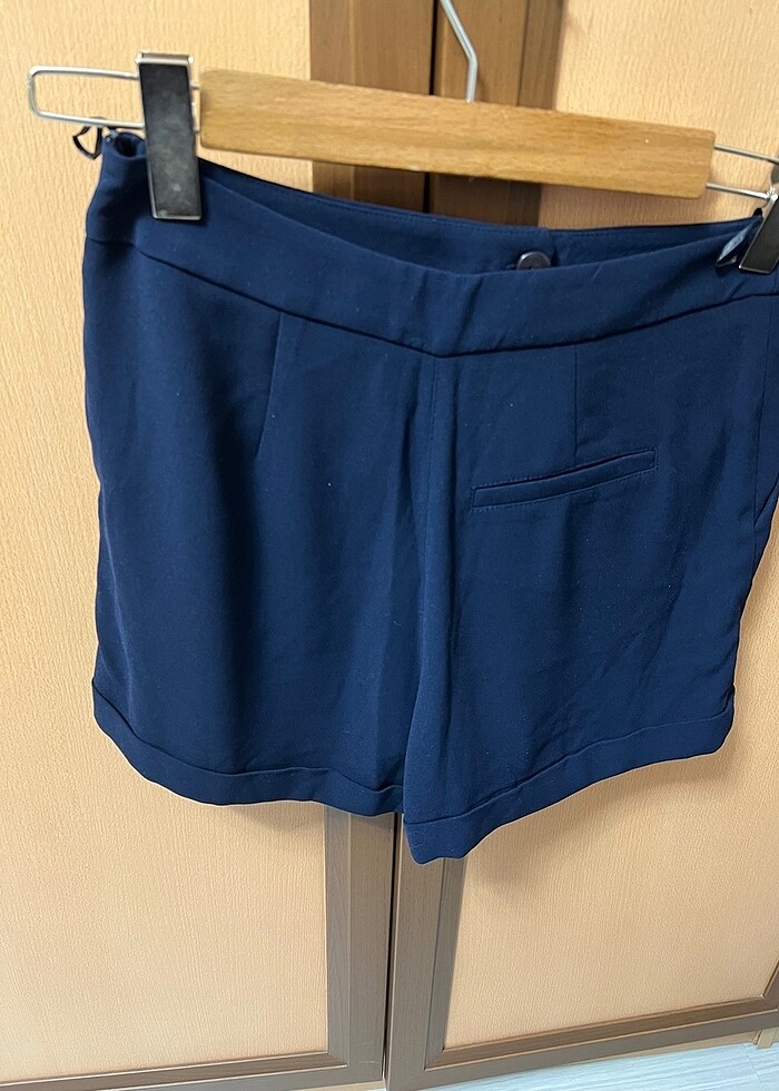 Lacivert mini şort - Görsel 2