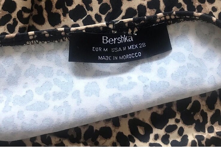 Bershka bershka y2k crop leopar