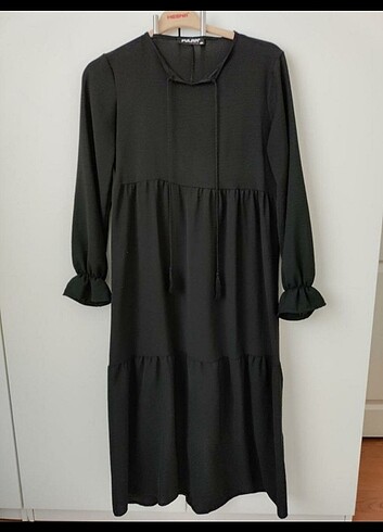 Siyah tunik-elbise