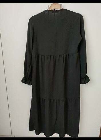 l Beden Siyah tunik-elbise