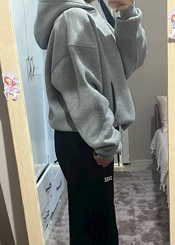 Diğer void kapusonlu oversize sweatshirt