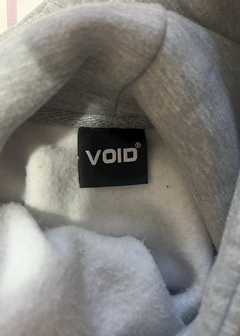 l Beden gri Renk void kapusonlu oversize sweatshirt