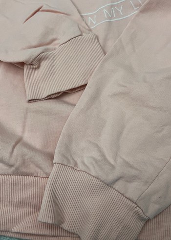 Bej Baskılı Pamuklu Hamile Tişörtü - Görsel 3