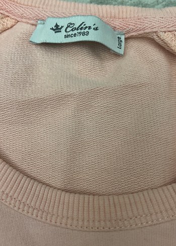 Bej Baskılı Pamuklu Hamile Tişörtü - Görsel 2