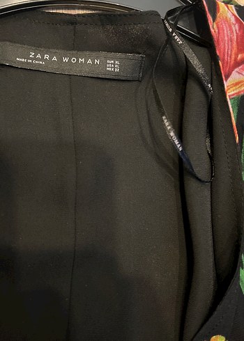 Zara Çiçek Desenli Uzun Bohem Kadın Kimono