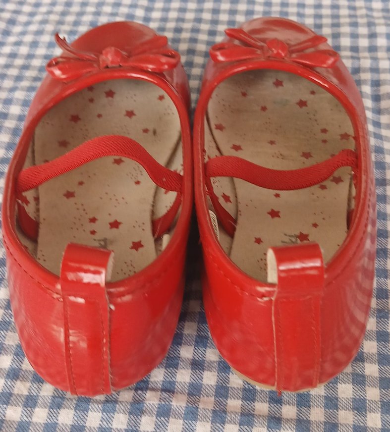 Lcw Kız Çocuk Parlak Kırmızı Babet Ayakkabı - Görsel 2