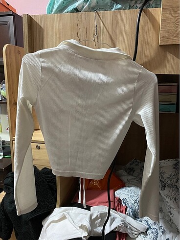 m Beden KADIN POLO YAKA CROP