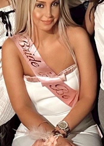 Beyaz Straplez Elbise - Görsel 2