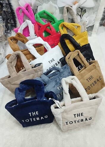 Peluş Tote bag çanta
