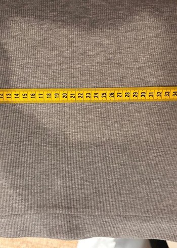 40 Beden gri Renk Primark midi etek