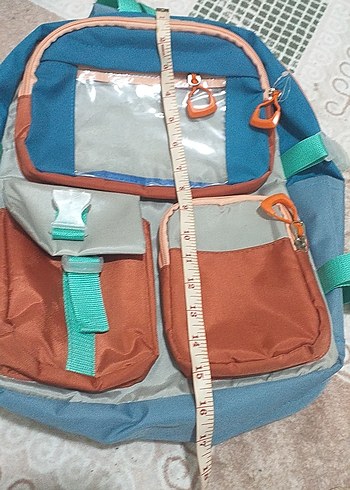 Çok Bölmeli Çok Renkli Çocuk Sırt Çantası