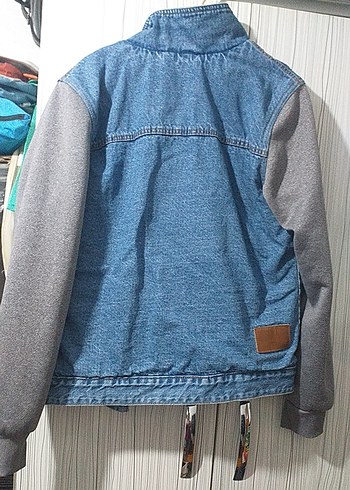 içi polorlu sıcak tutan  erkek kot ceket - Görsel 2