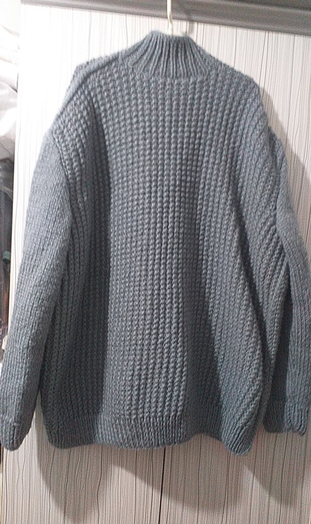 Gri el Örgüsü Erkek ceket kalınsıcak tutan bu fiyata alamazsınız - Görsel 2