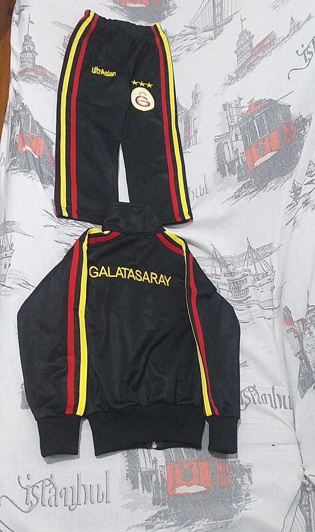 Nakışlı Siyah Erkek Çocuk Eşofman Takımı - Görsel 2