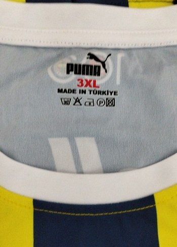 Erkek Sarı-Lacivert Fenerbahçe  Çizgili Spor Forma - Görsel 3