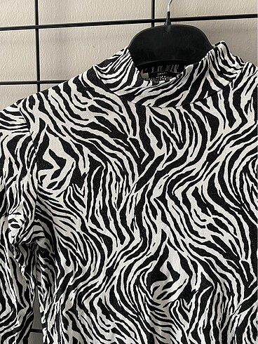Diğer Zebra desenli bluz