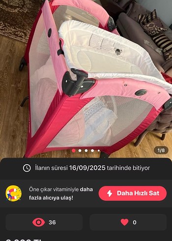 Pembe Oyun Parkı Yatak