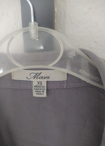 xs Beden Mavi jeans bayan gömlek