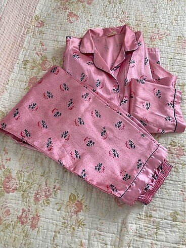 XL beden saten pijama takımı