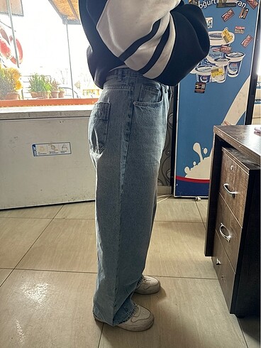 Diğer Baggy bersh. Açık mavi jeans