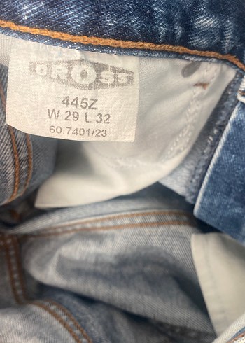 29 Beden mavi Renk Kadın düşük bel kot cross markasının 29 beden straight kurana