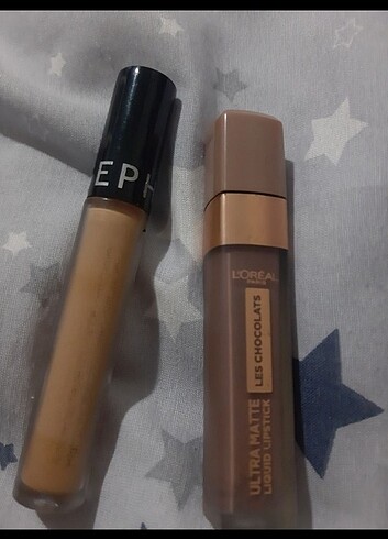 lipstick, concealer