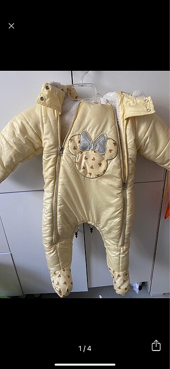 Kız bebek astronot mont