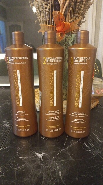 Saç keratin ve şampuan 3 lu set teklida satis vardir