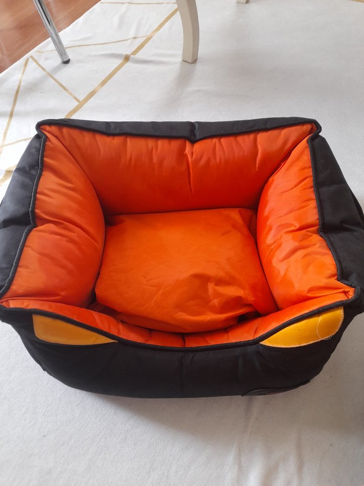 Turuncu Renkli Kedi Yatağı(kucuk boy) - Görsel 2