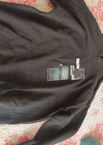 Alessandrini Erkek Siyah Kapusonlu Dugmeli Sweatshirt