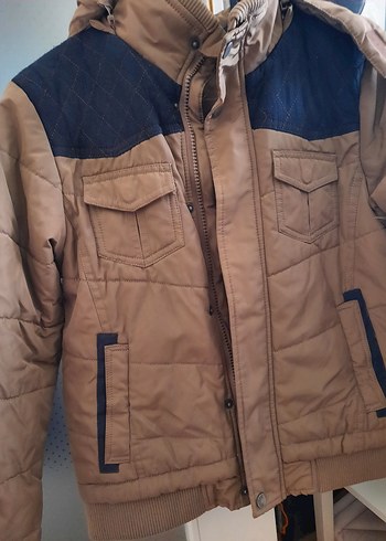 Erkek Çocuk Kahverengi çocuk montu - Görsel 2