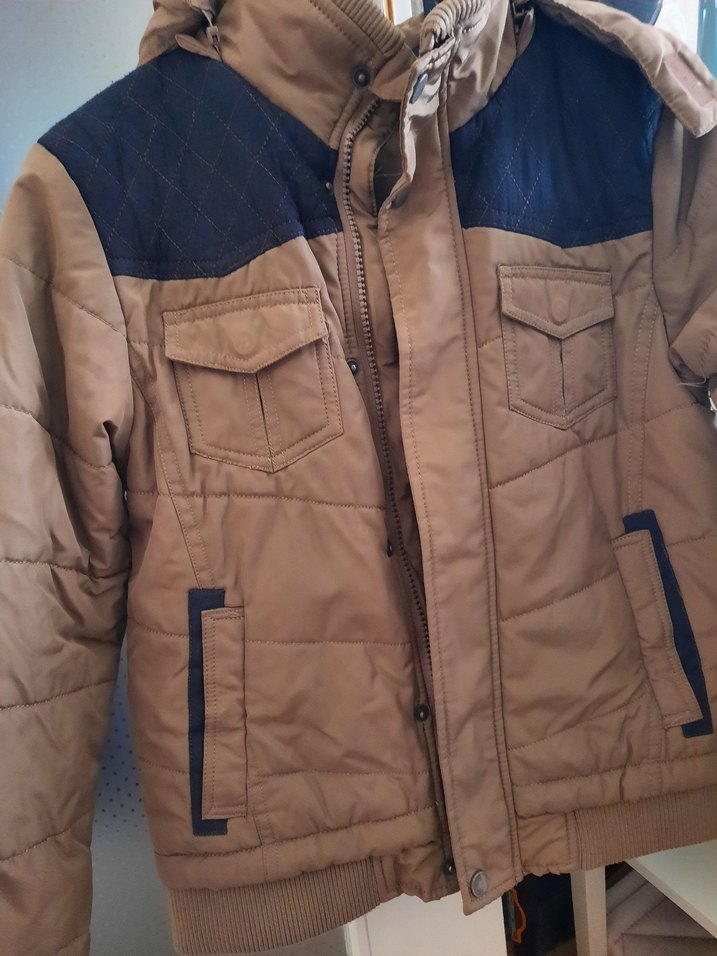 Erkek Çocuk Kahverengi çocuk montu - Görsel 2