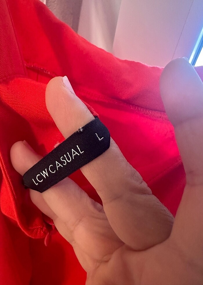 Lcw tulum kırmızı/slopet - Görsel 4