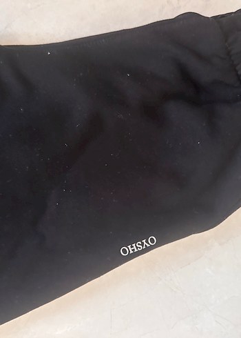 Osyho marka Siyah Rahat Kesim Kadın Eşofman Altı - Görsel 7