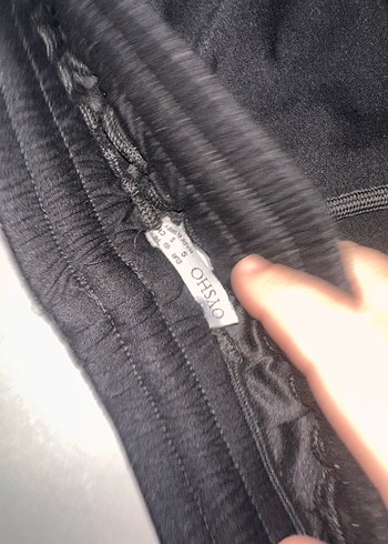 Osyho marka Siyah Rahat Kesim Kadın Eşofman Altı - Görsel 2