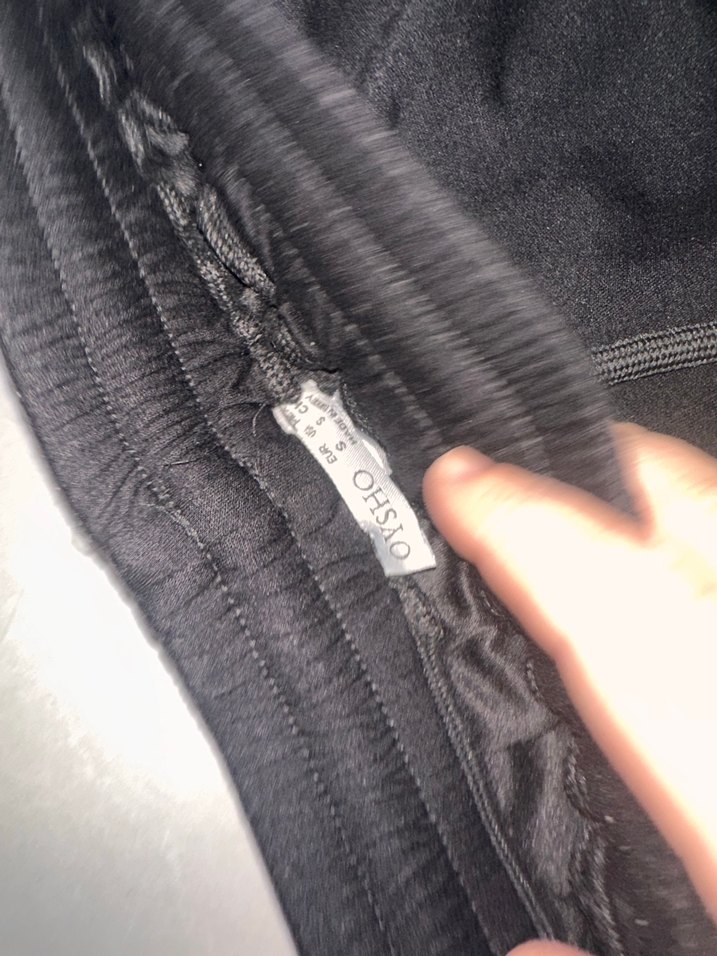 Osyho marka Siyah Rahat Kesim Kadın Eşofman Altı - Görsel 2