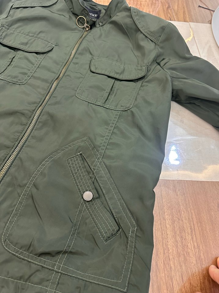 DeFacto Kadın Yeşil Düğmeli Yağmurluk - Görsel 2