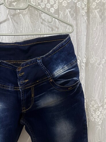 32 Beden lacivert Renk Kot pantalon