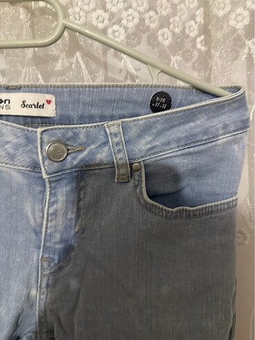 27 Beden mavi Renk Kot pantalon