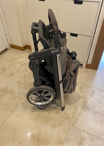 İnglesina Activa modeli Gri Bebek Arabası ve puseti - Görsel 6