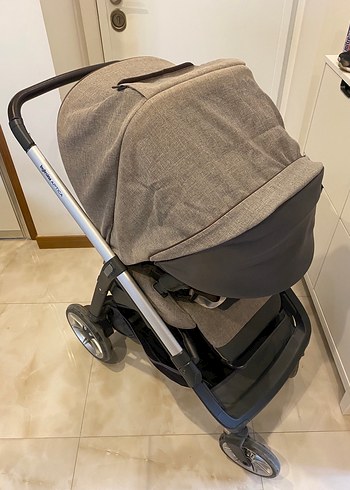İnglesina Activa modeli Gri Bebek Arabası ve puseti - Görsel 5