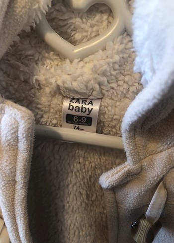 Kız Çocuk Bej Düğmeli Polar mont - Görsel 3