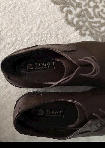 Kahverengi Deri Kemer Detaylı Klasik Erkek Ayakkabı - Görsel 4