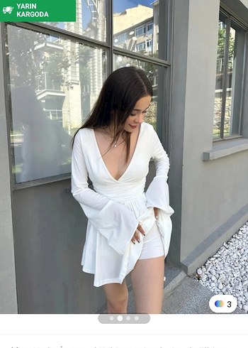 Trendyol & Milla Beyaz Mini Elbise