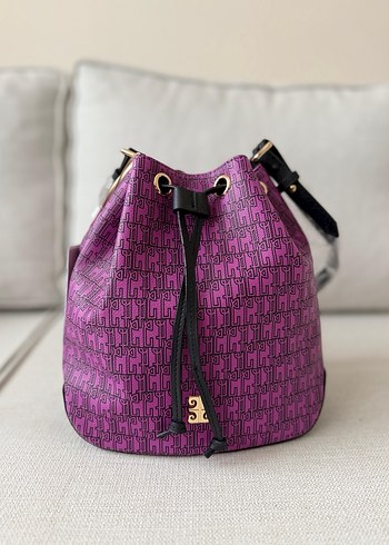 Pierre Cardin Mor Baskılı Kadın Çantası - Görsel 6