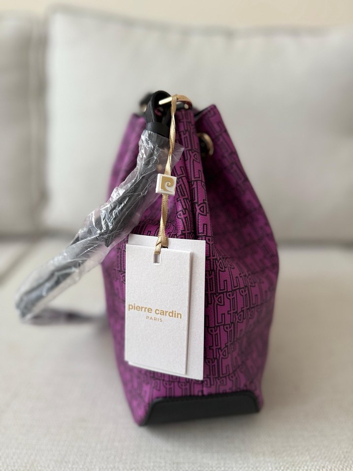 Pierre Cardin Mor Baskılı Kadın Çantası - Görsel 4