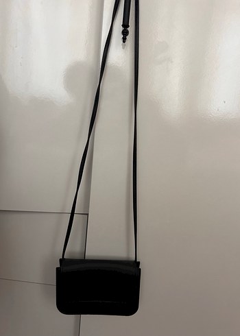 Siyah Deri Minimalist Kadın Çanta
